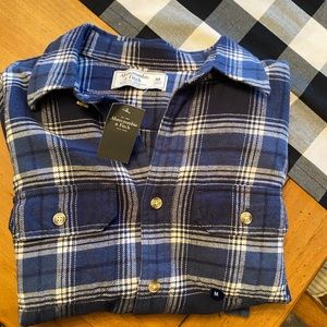 Abercrombie & Fitch men’s flannel BNWT